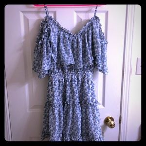 Brand new floral off the shoulder mini dress